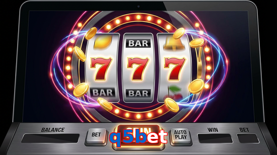 Main screen of Q5bet slots page for PK players